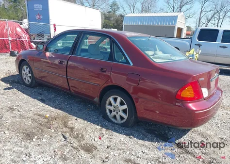 2001 Toyota Avalon Xls z USA, uszkodzony, nr VIN 4T1BF28B31U137724